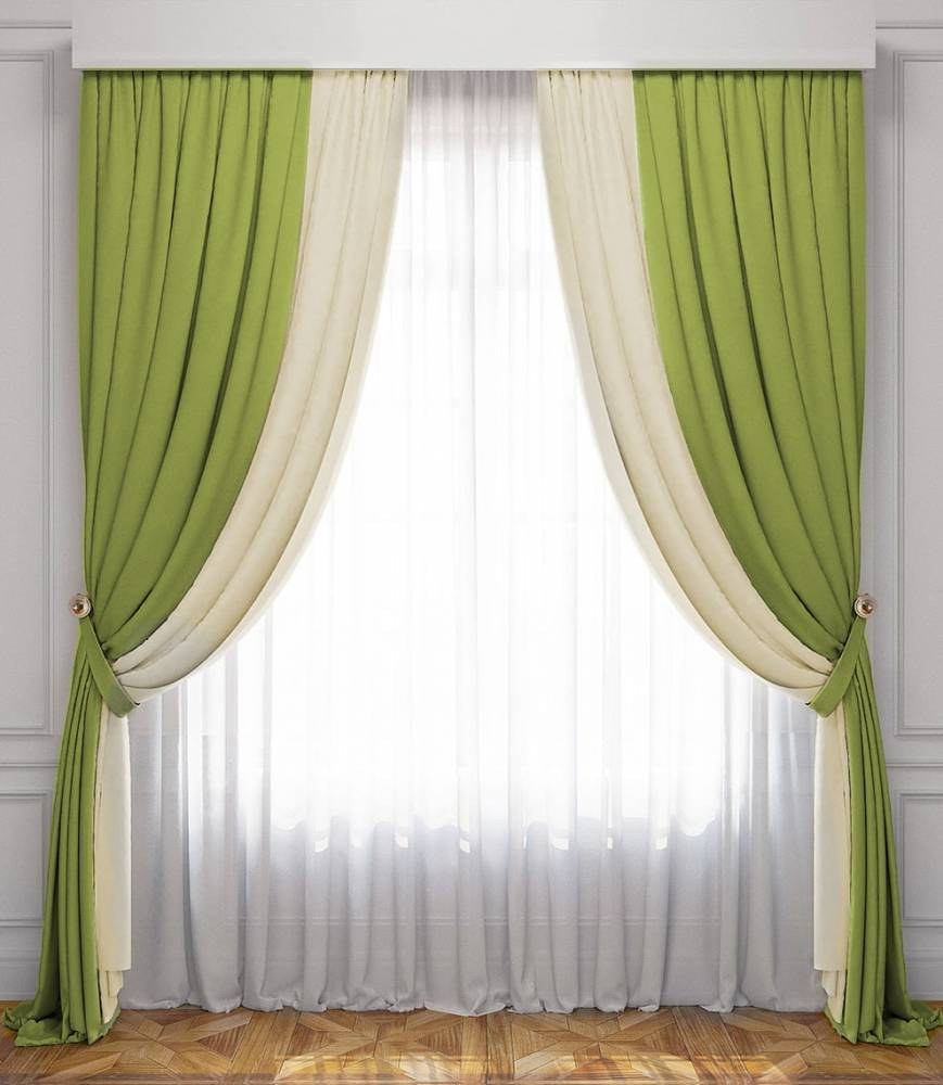 Комплект штор с подхватами Латур