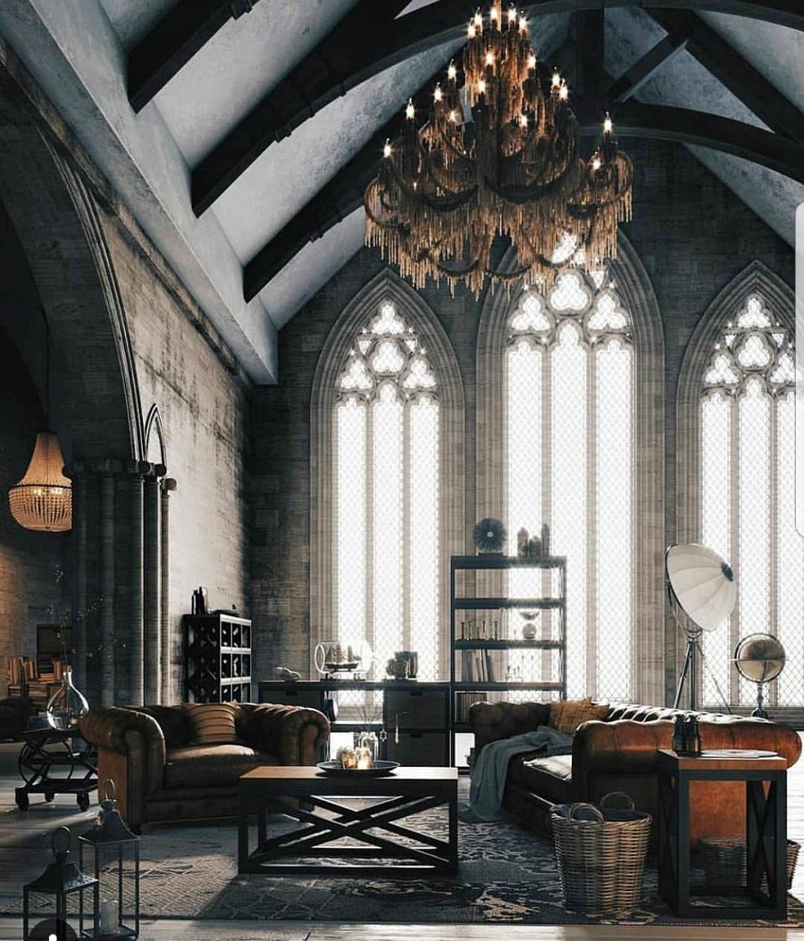 Будуар Викторианская Готика интерьер