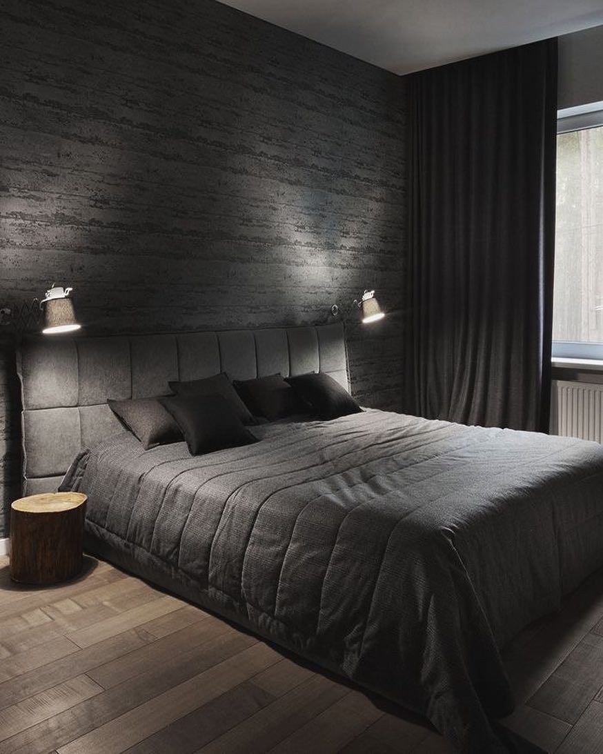 Тотал Блэк спальня