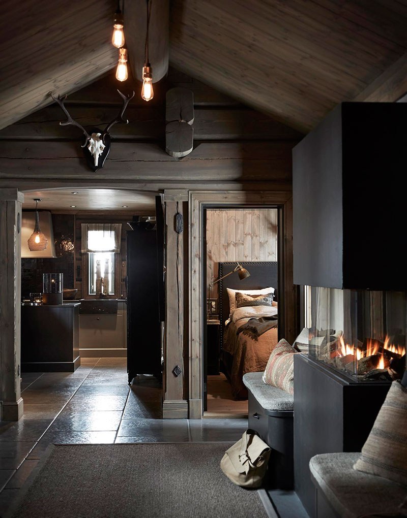 Интерьер в стиле Шале