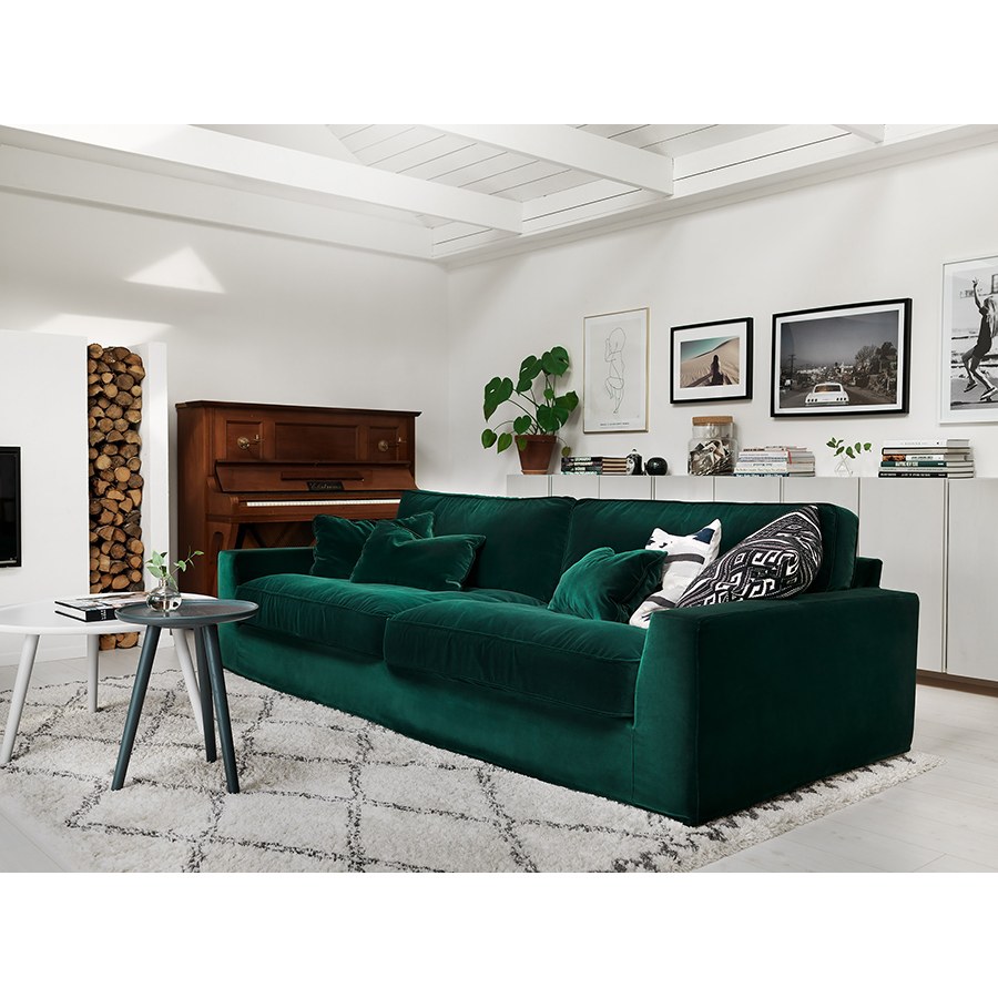 Изумрудный диван Moon