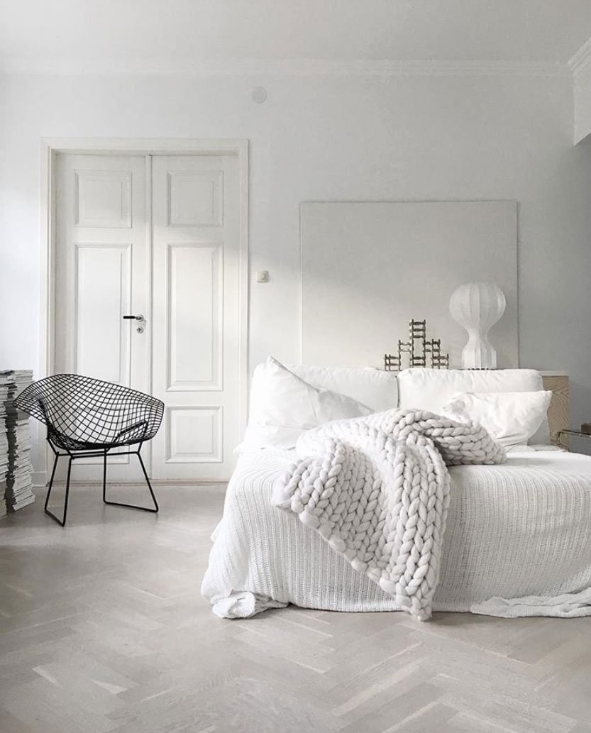 Белый цвет в интерьере