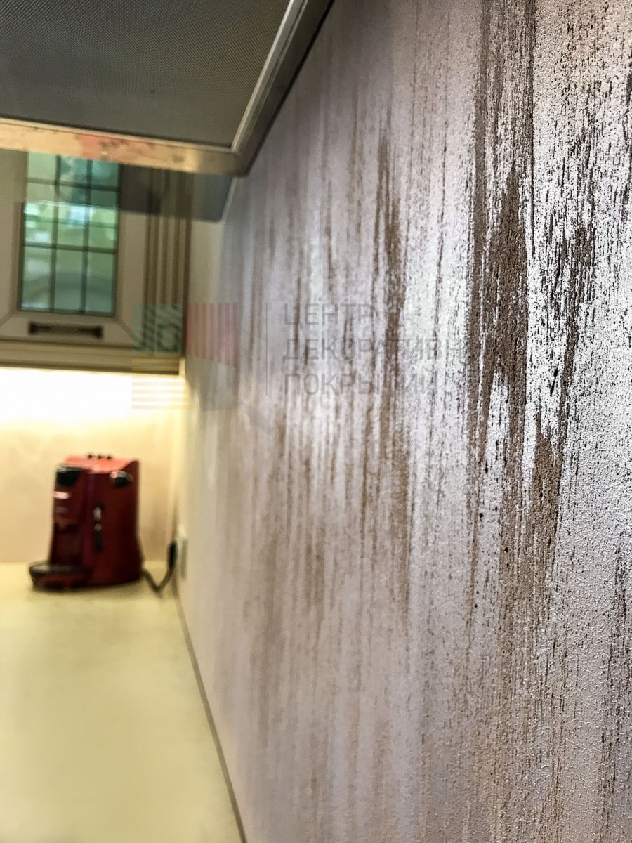 Декоративная штукатурка дождик