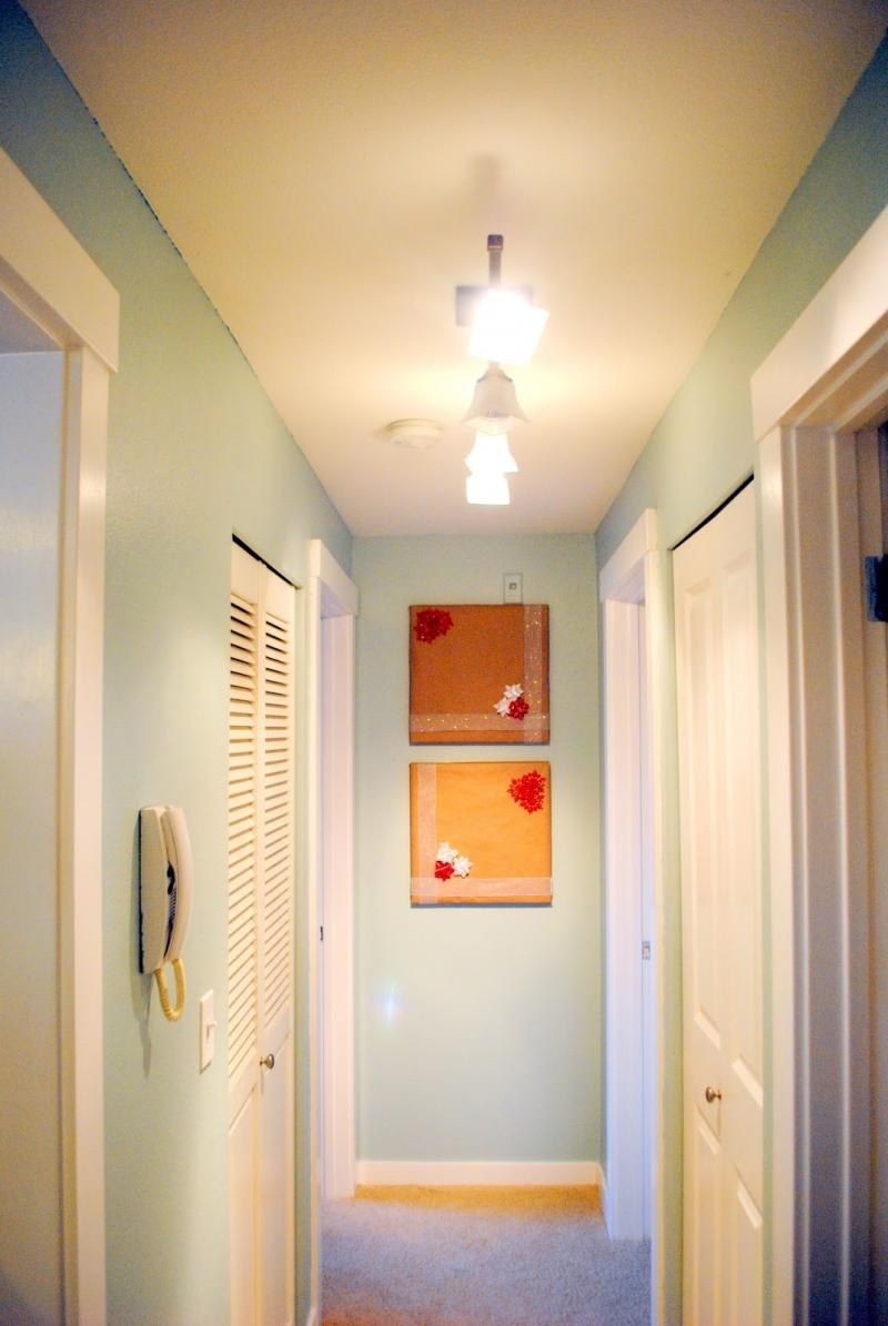 Прихожая в синих тонах