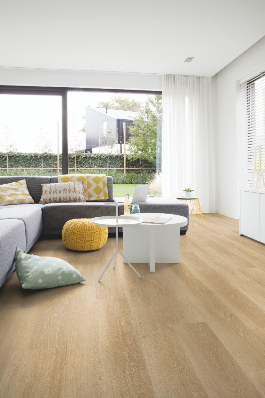 Дуб морской ламинат Квик степ