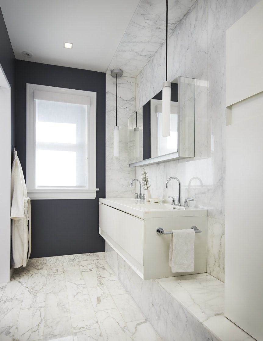 Серый мрамор плитка в ванной фото дизайн
