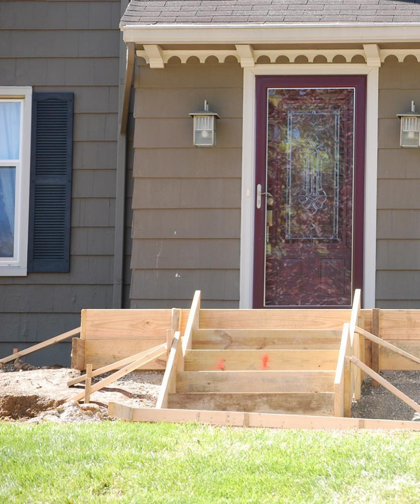 Крыльцо для бани