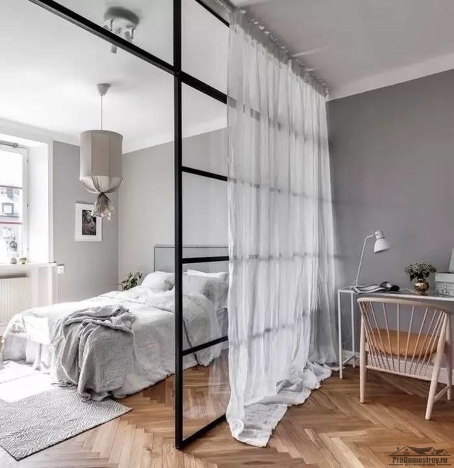 Варианты зонирования комнаты (72 фото)