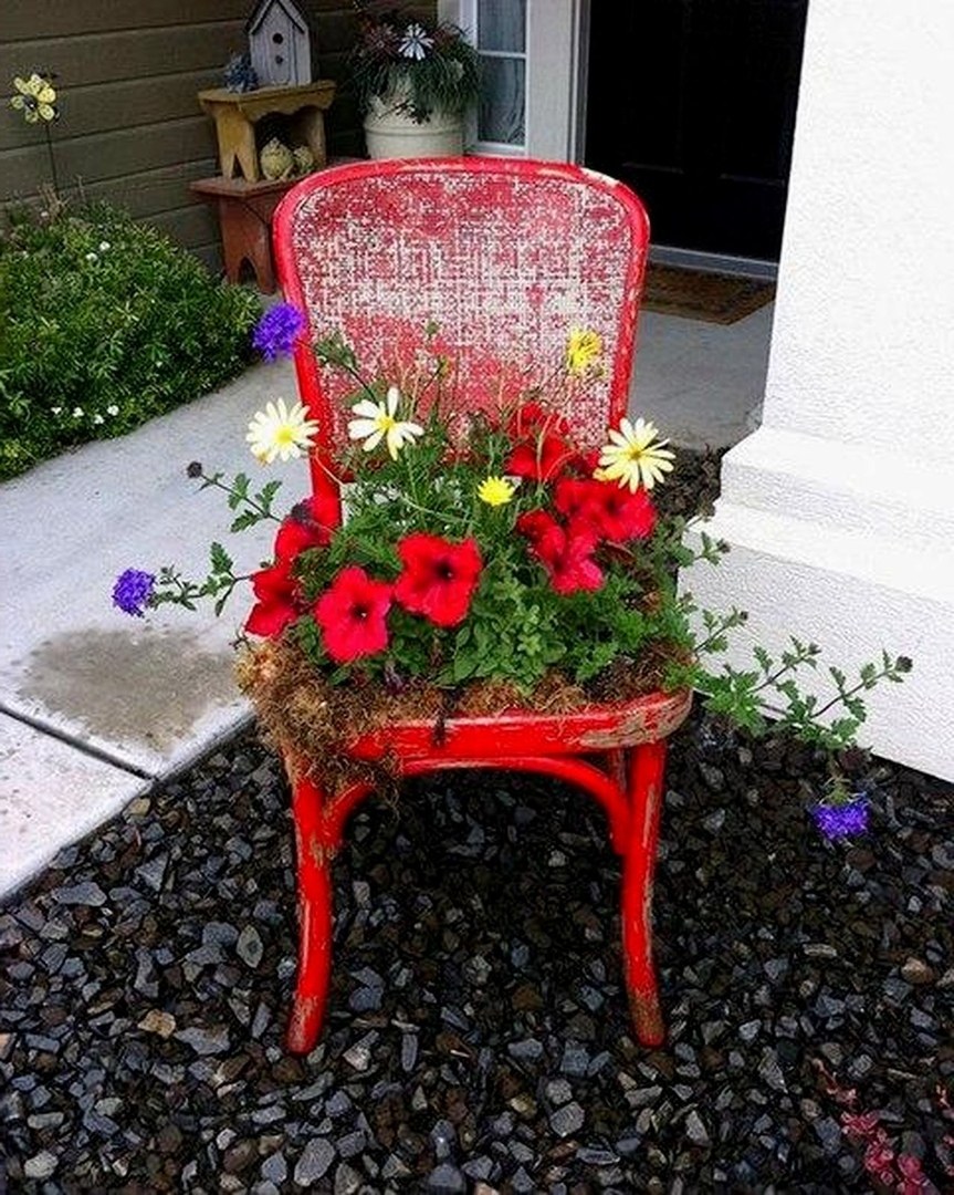 Необычный декор для сада
