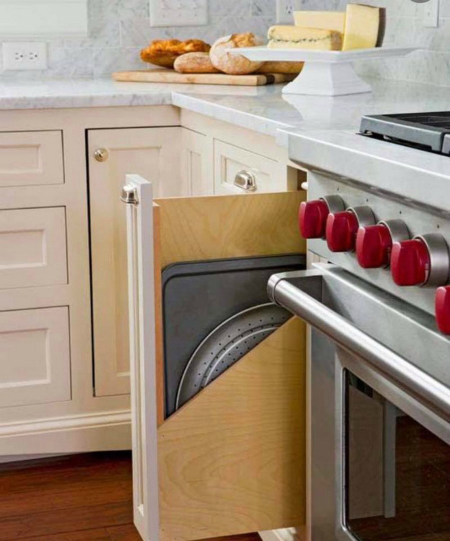 Выдвижная доска для кухни