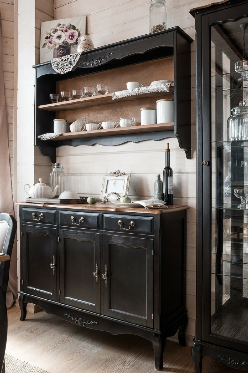 Буфет черный Прованс comode