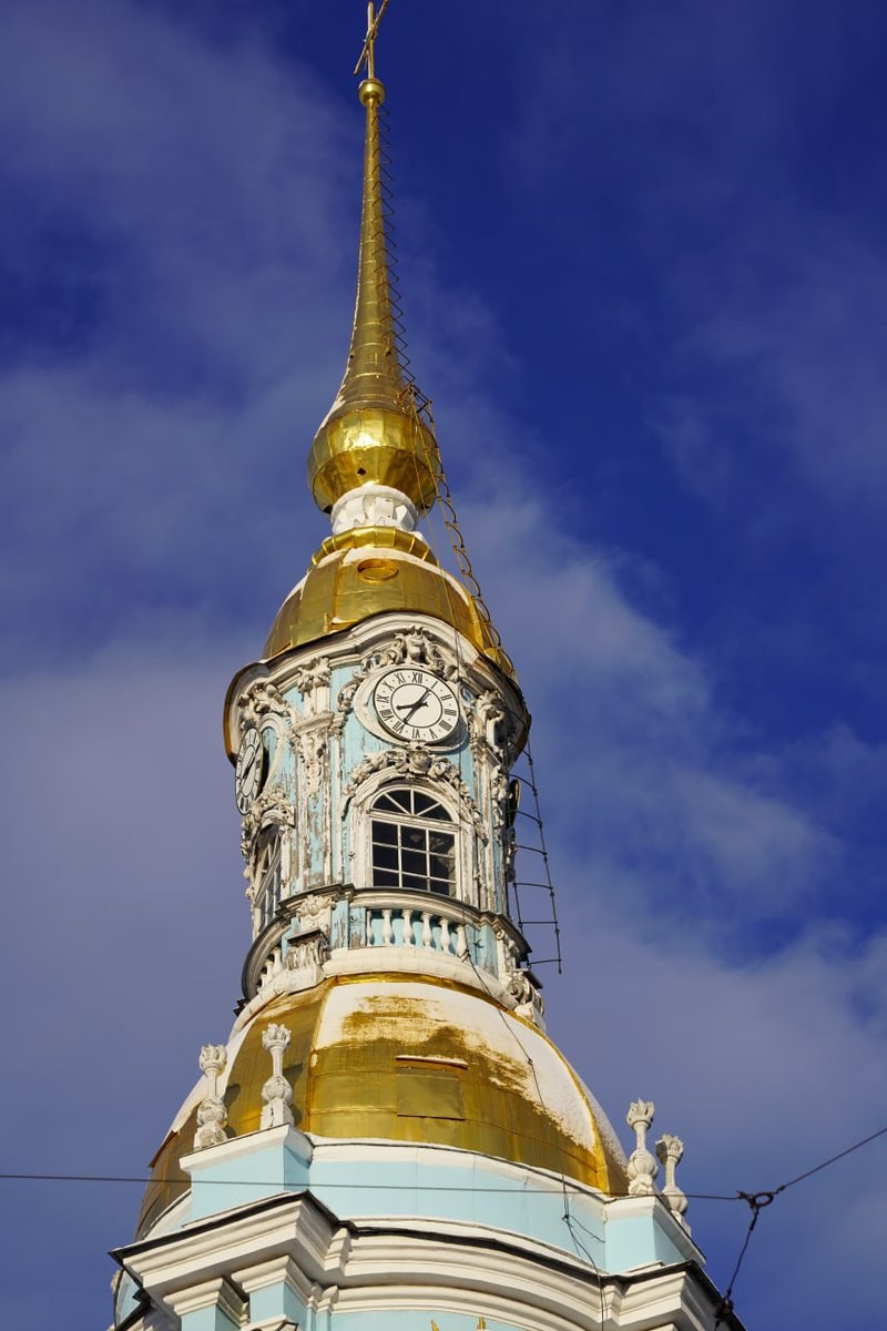 Колокольня никольского собора в санкт петербурге фото