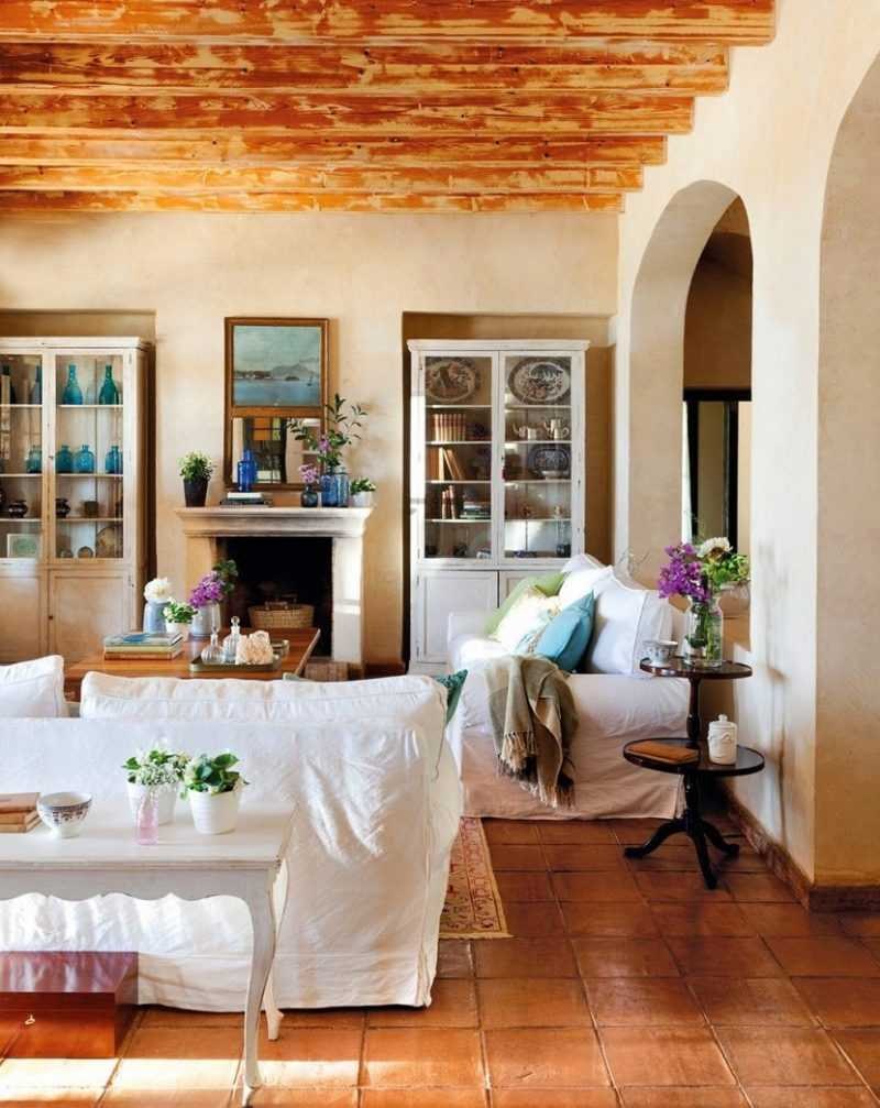 Средиземноморский испанский стиль в интерьере