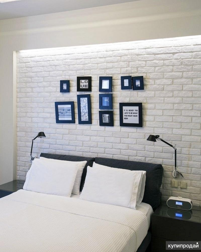 Декоративный кирпич в интерьере