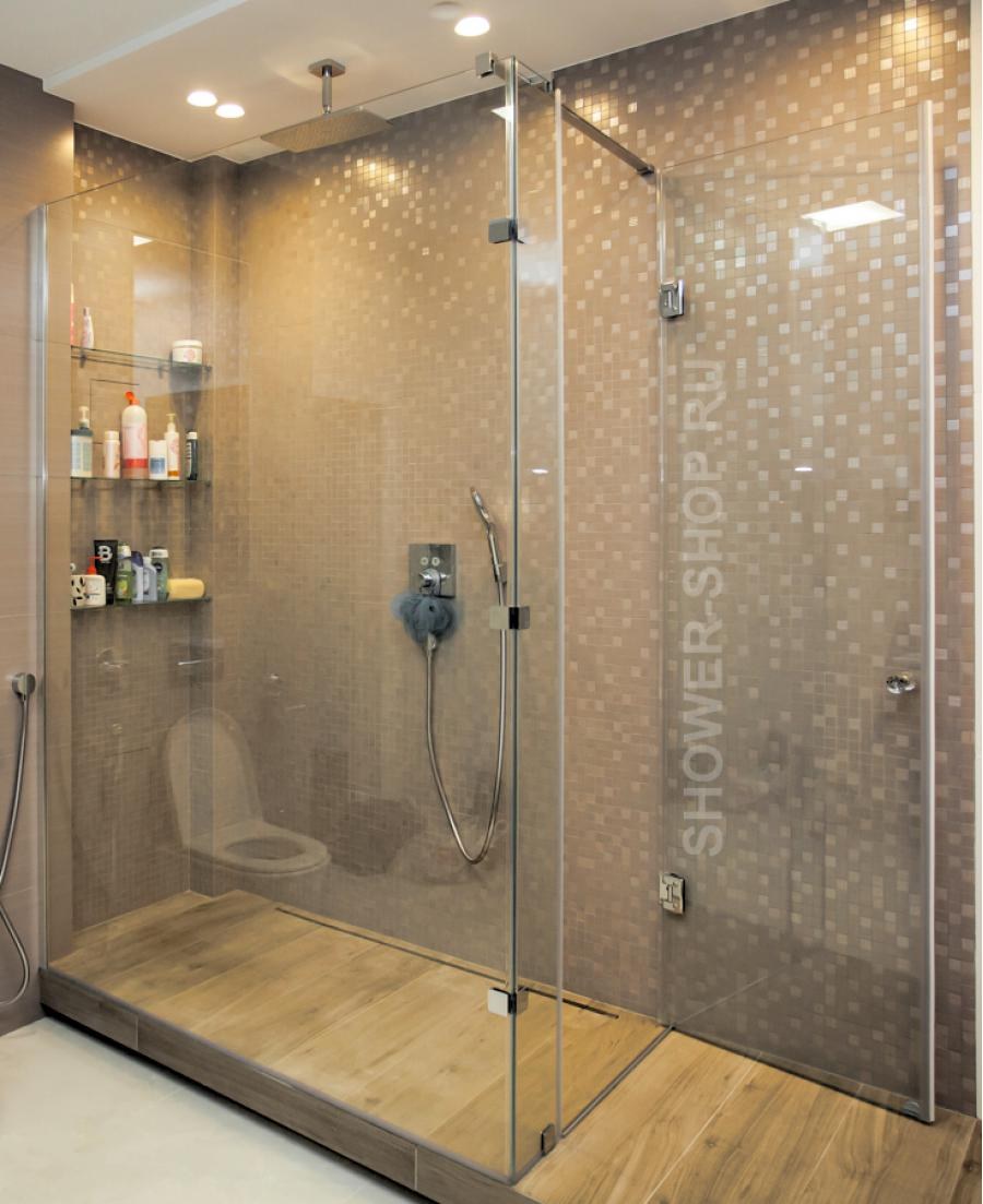 Стеклянные душевые кабины