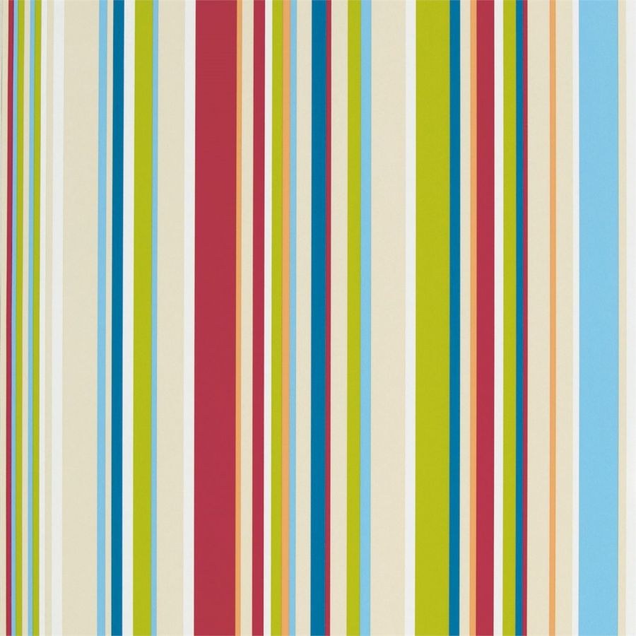 Ткань в разноцветную полоску