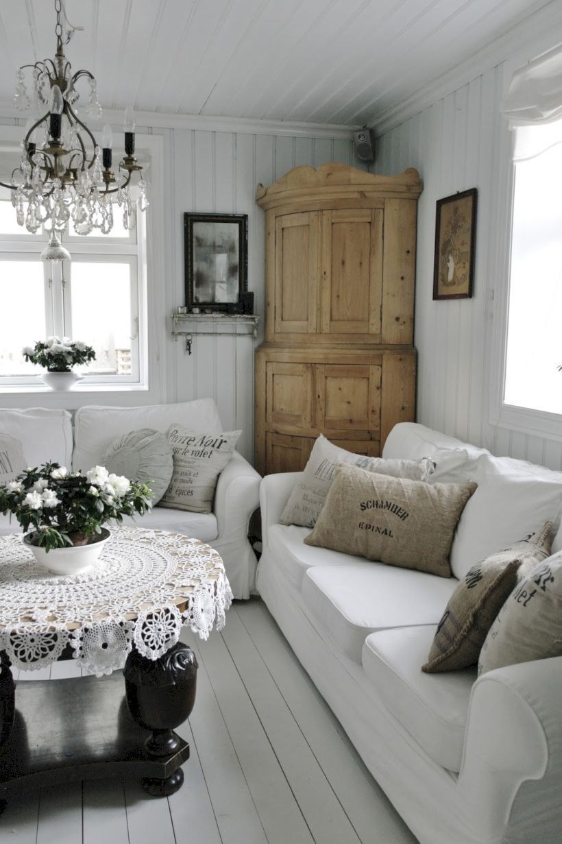 Дача в стиле Скандинавский шебби Шик