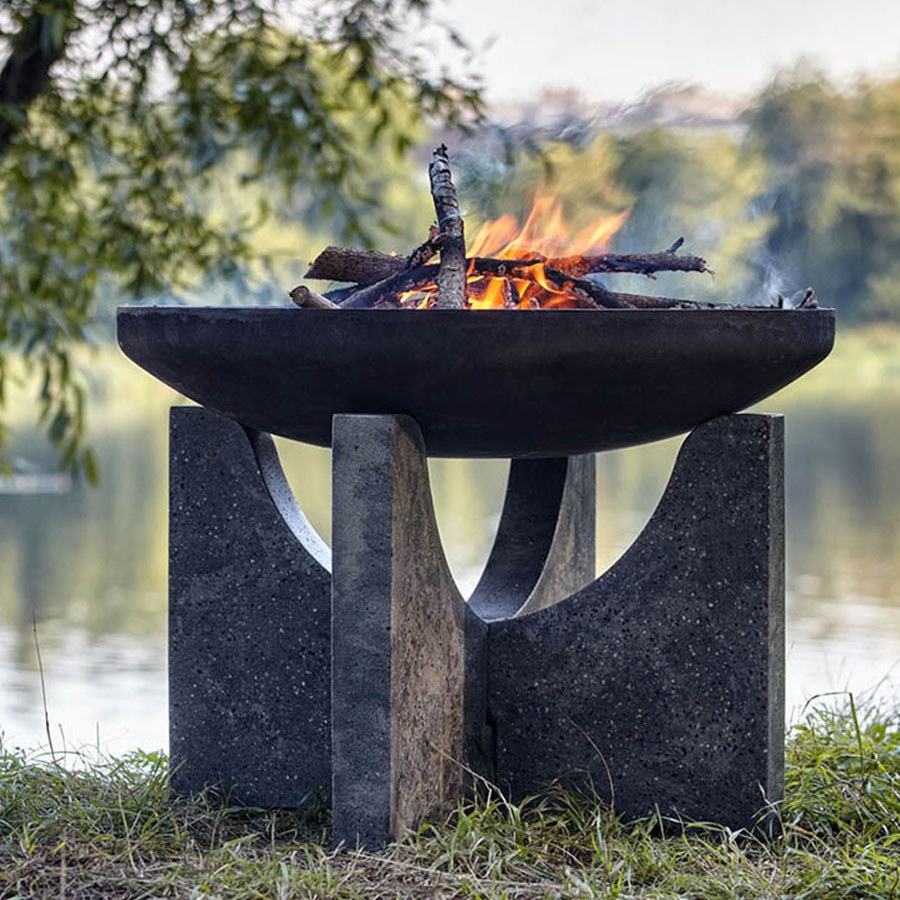 Чугунная костровая чаша Concretika s80