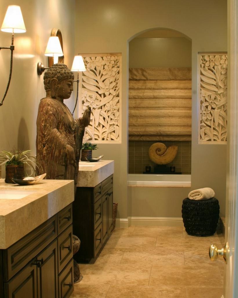 Ванная в этническом стиле