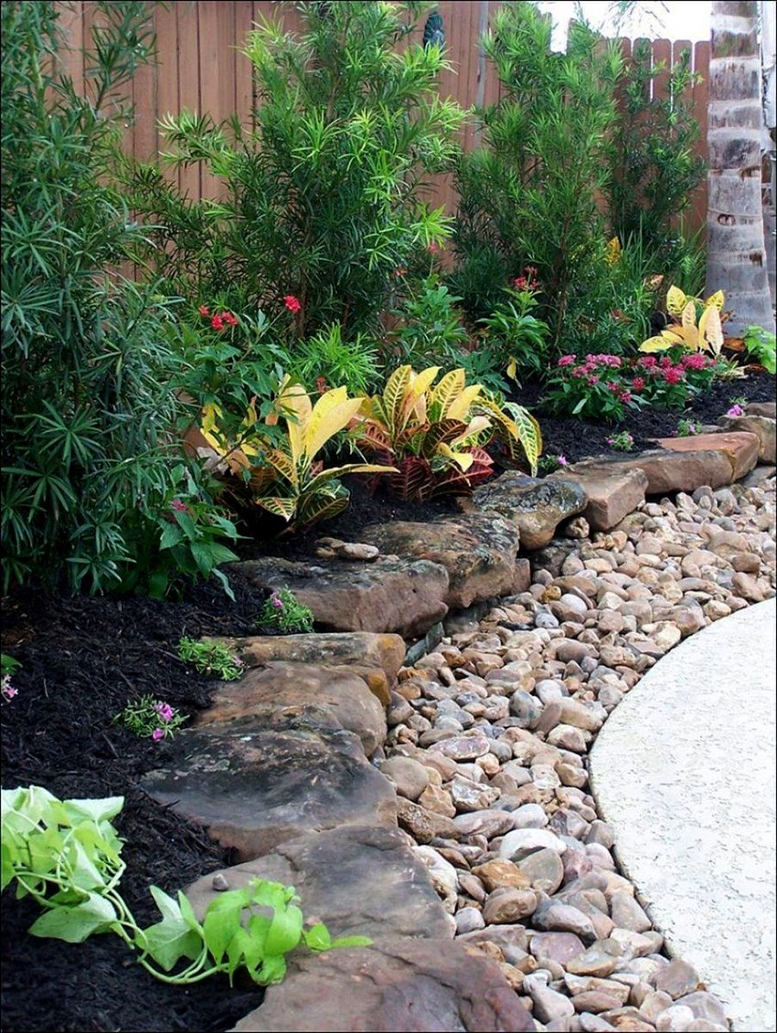 Каменистый сад плитняк