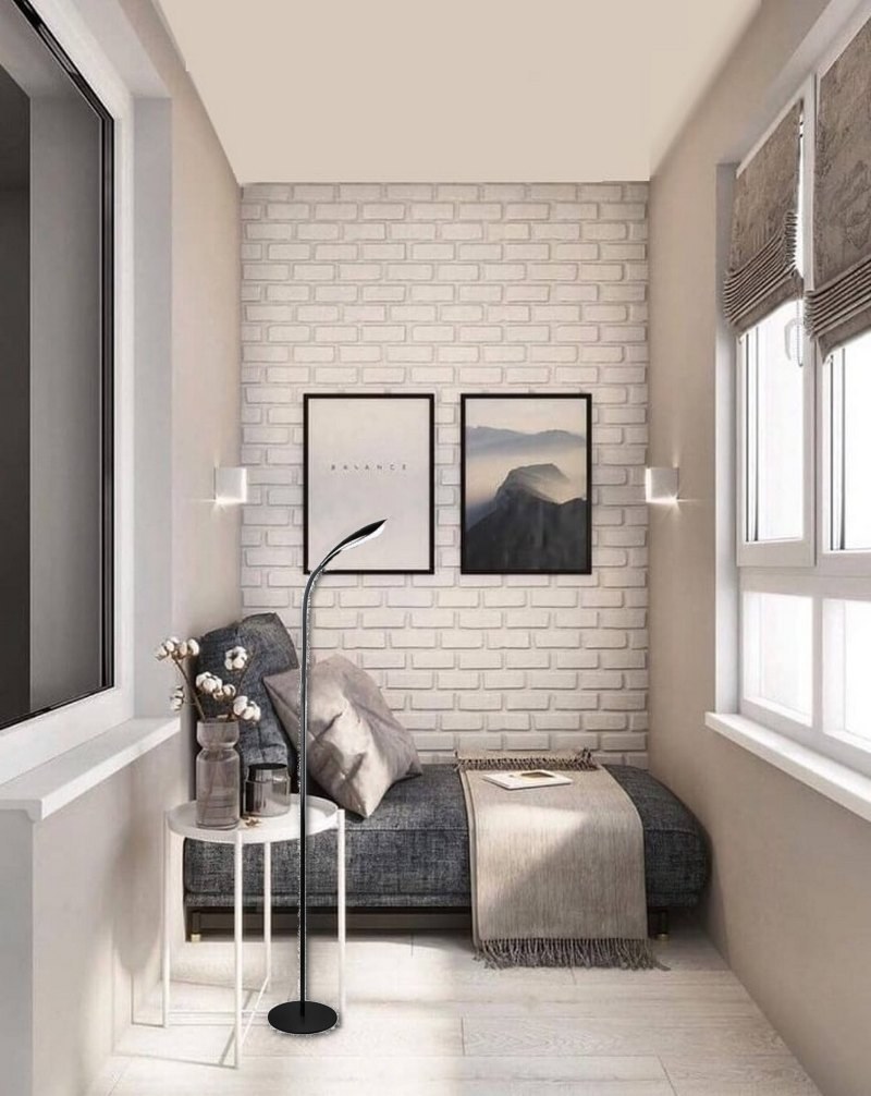 Дизайнерская отделка балкона