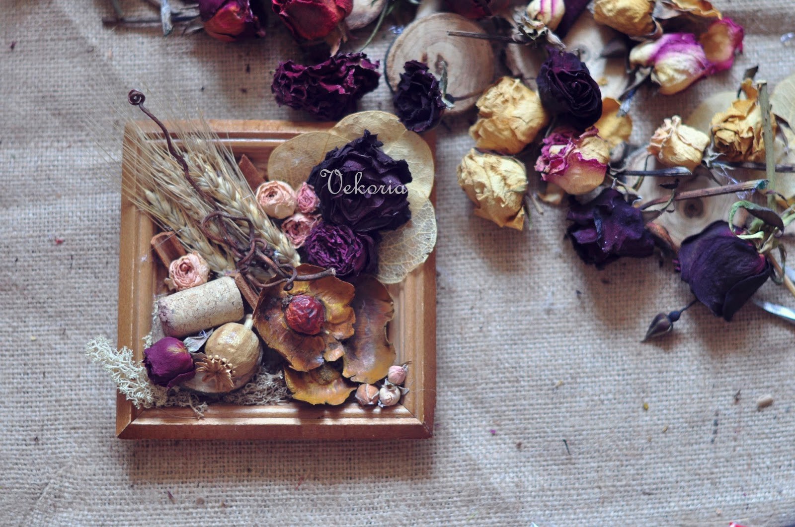 15 Crafts Made with Dried Flowers