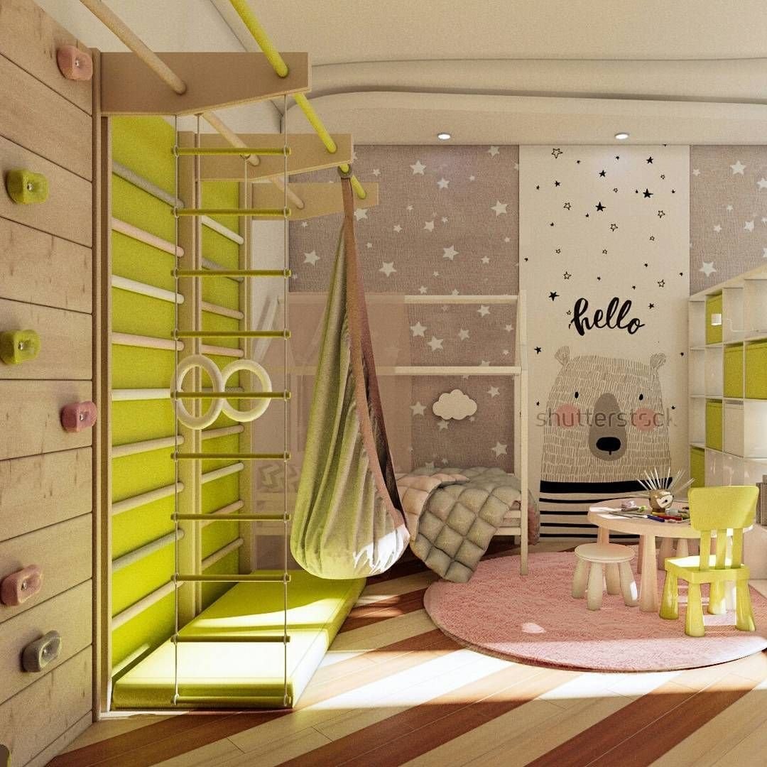 готовый дизайн проект детской комнаты
