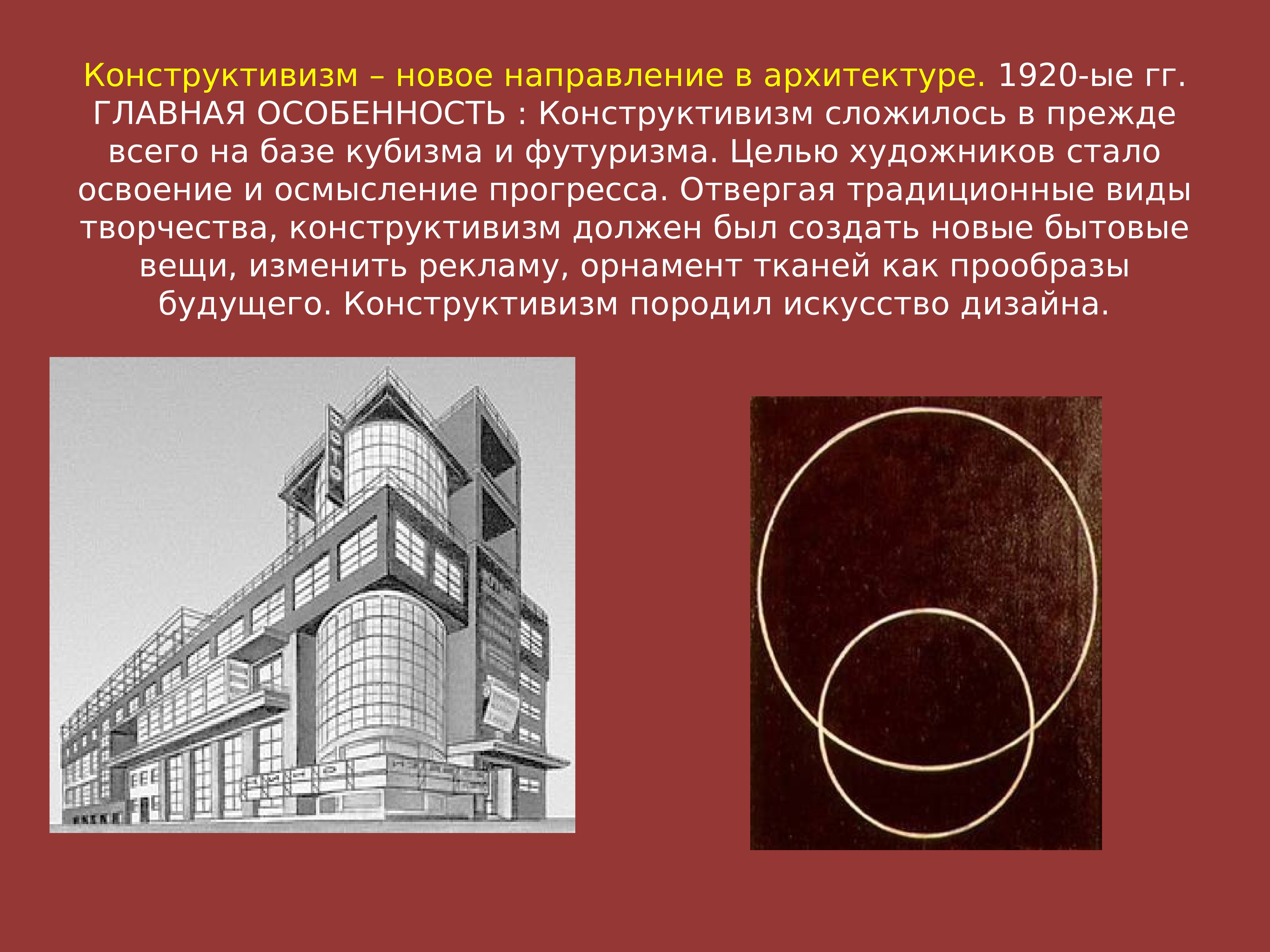 Архитектура СССР 1920-1930 конструктивизм