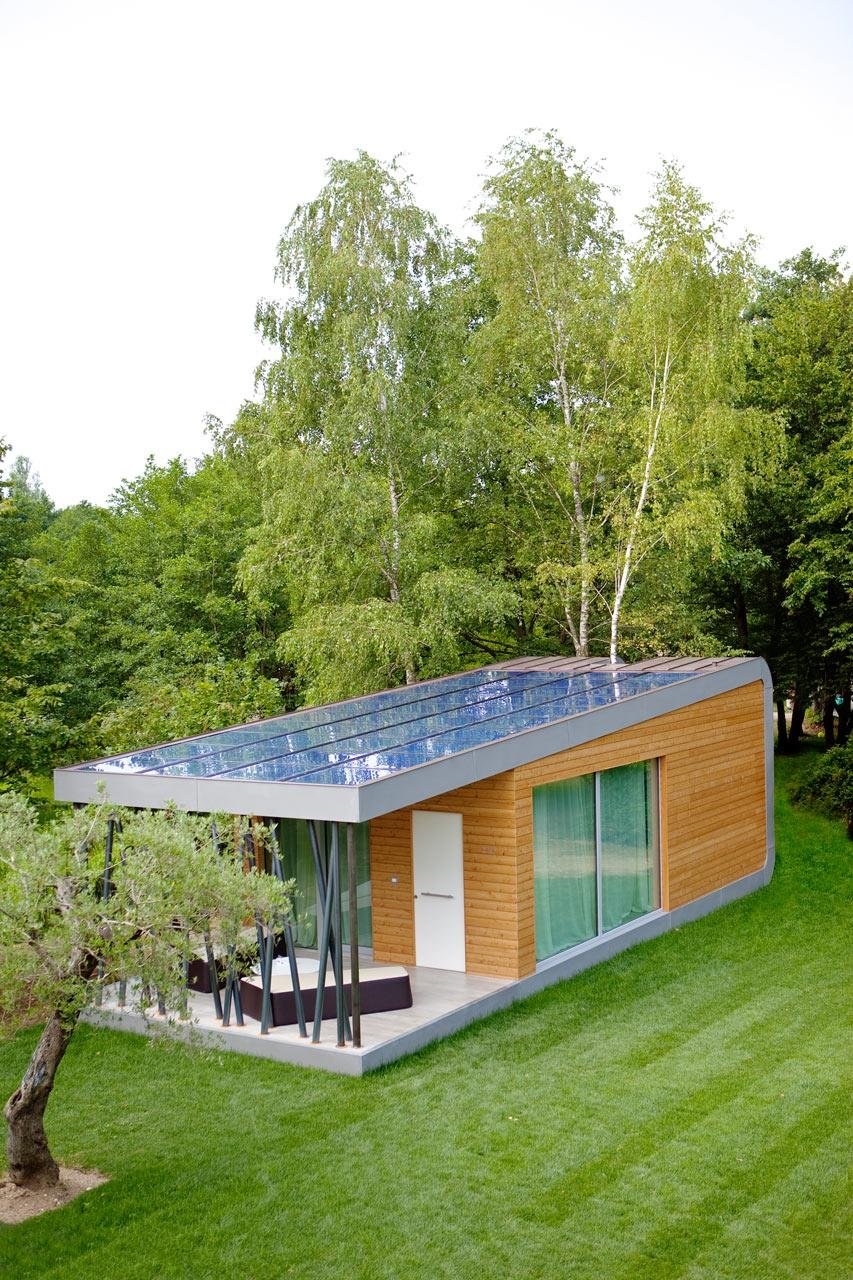 Tiny House с односкатной крышей