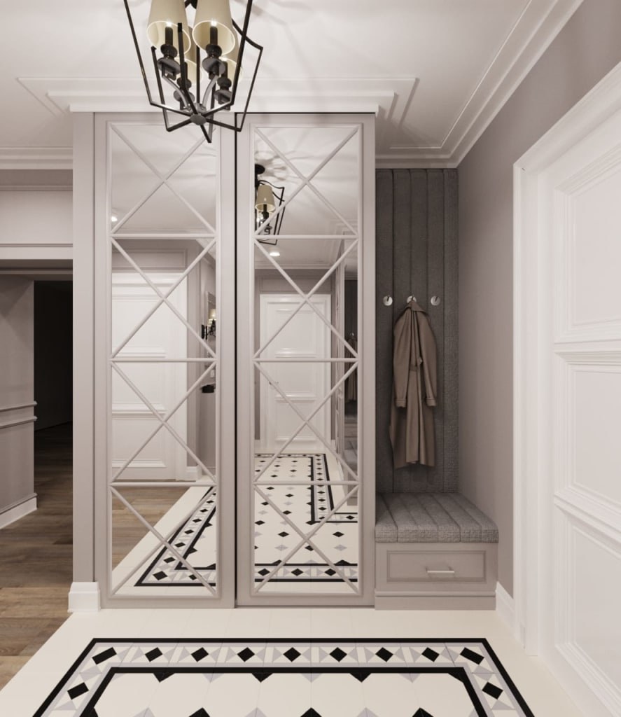 Прихожая Неоклассика 150см