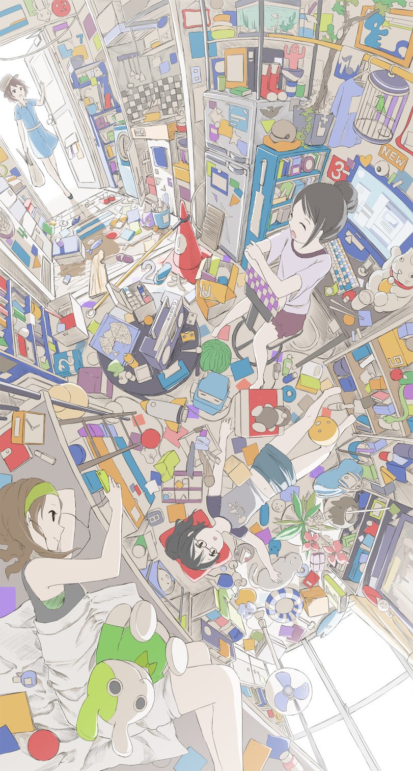 Комната отаку арт