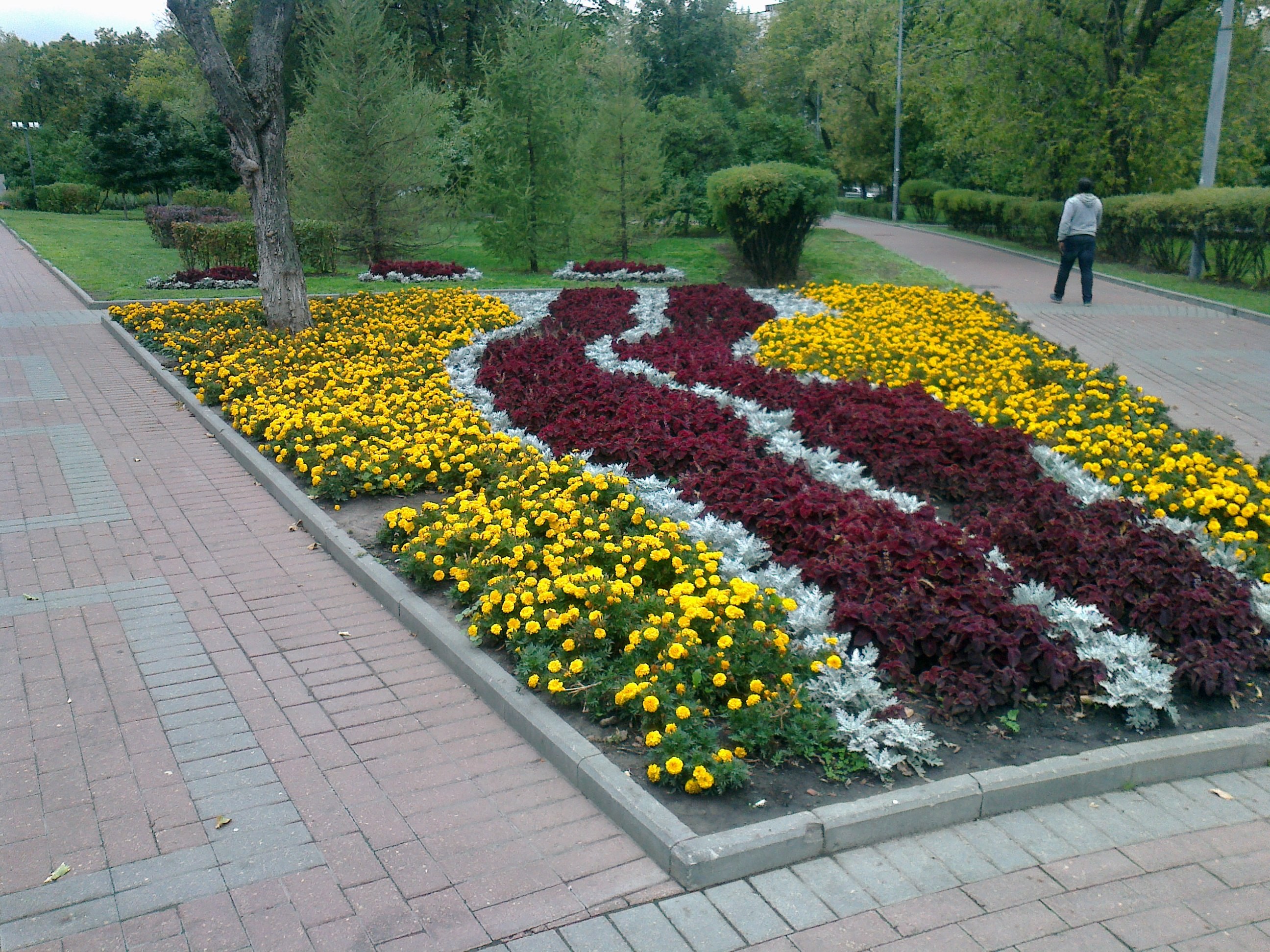 Парк Яуза цветники