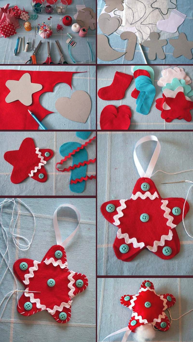 Новогодние игрушки своими руками