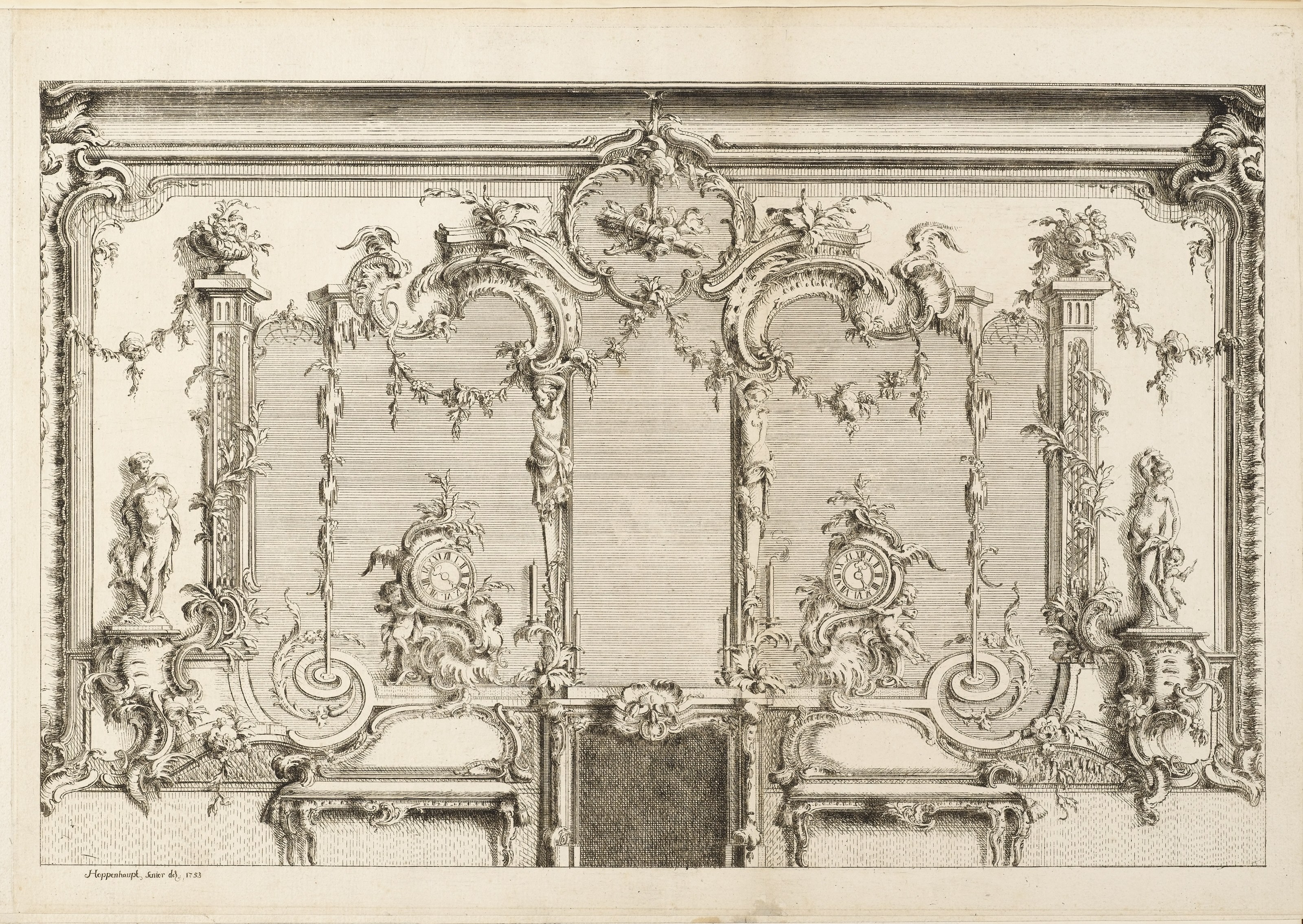 Картуш рококо 18 век