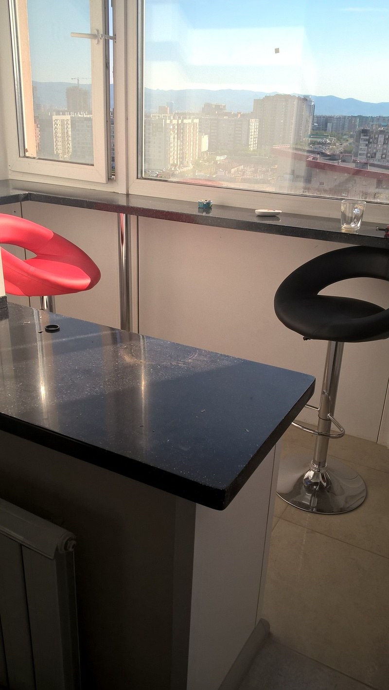 Барная стойка от подоконника