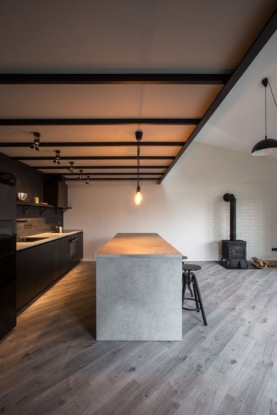 Минималистичный лофт в интерьере