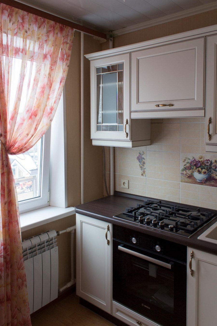 Интерьер кухни 6кв м с газовым котлом