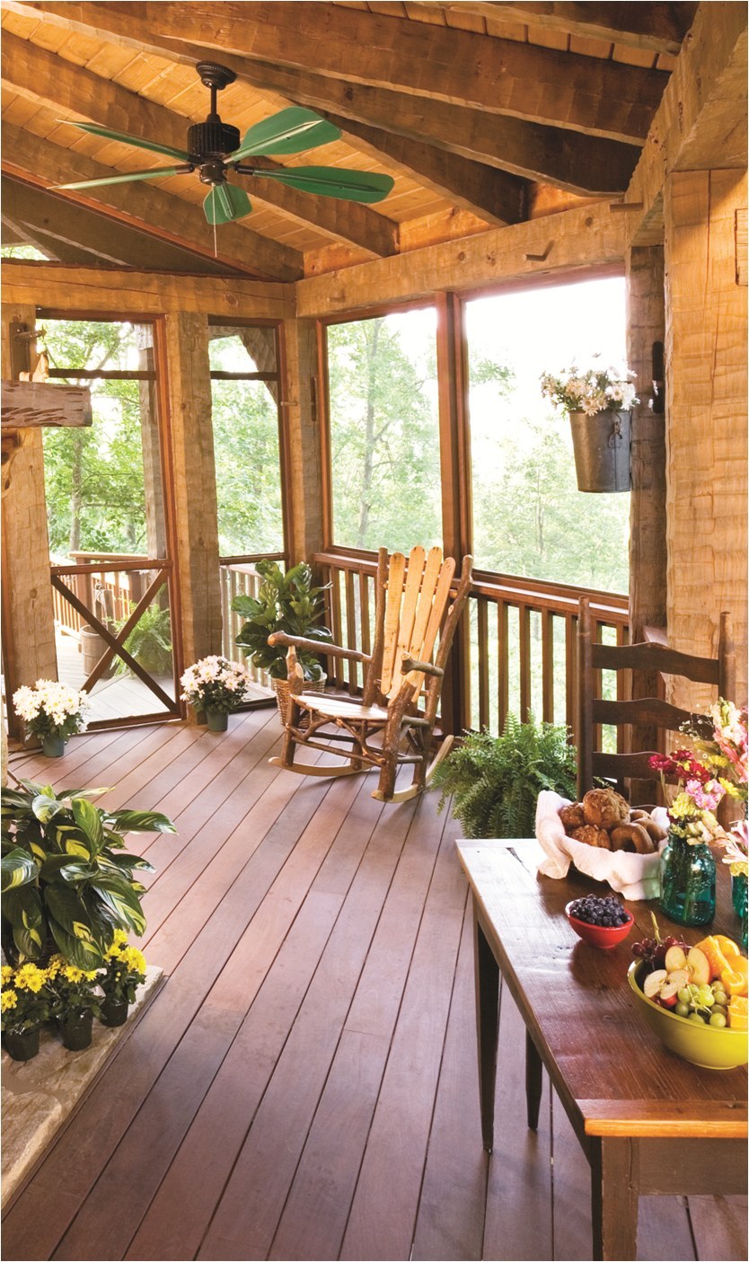 Деревянная веранда