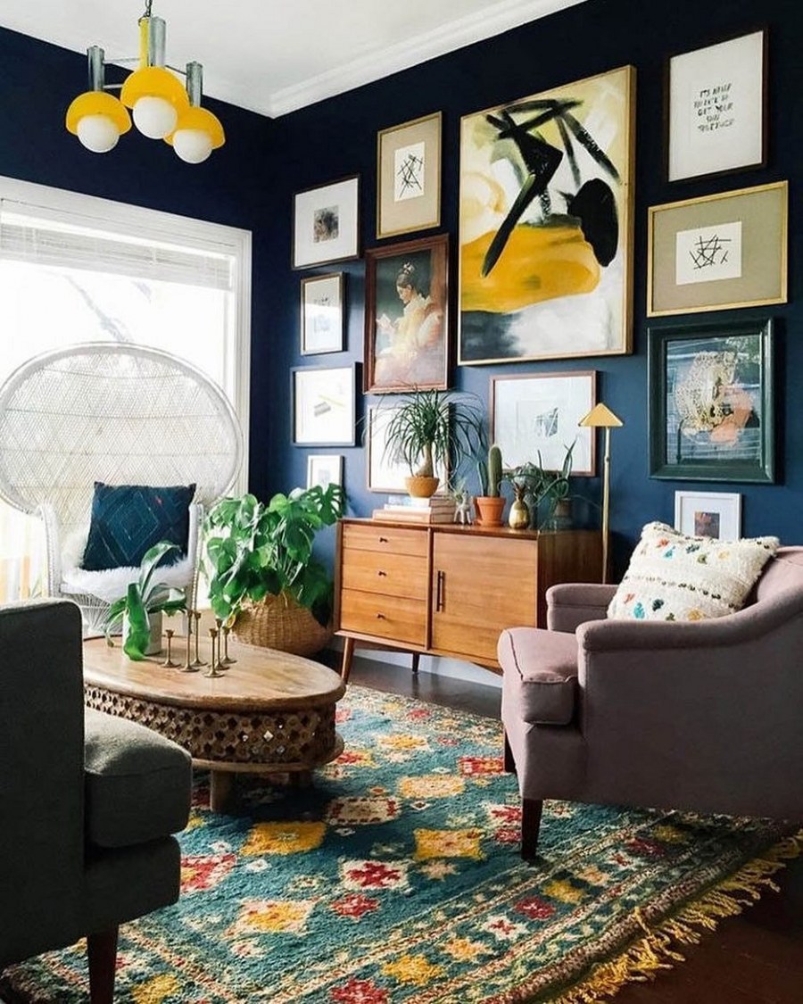 Современный ретро стиль в интерьере