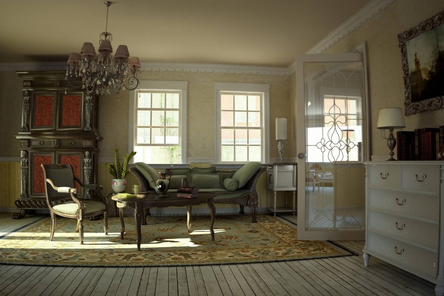 Квартира в старинном стиле