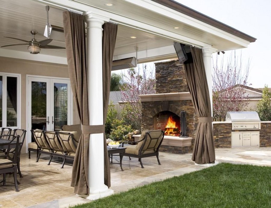 Интерьер беседки