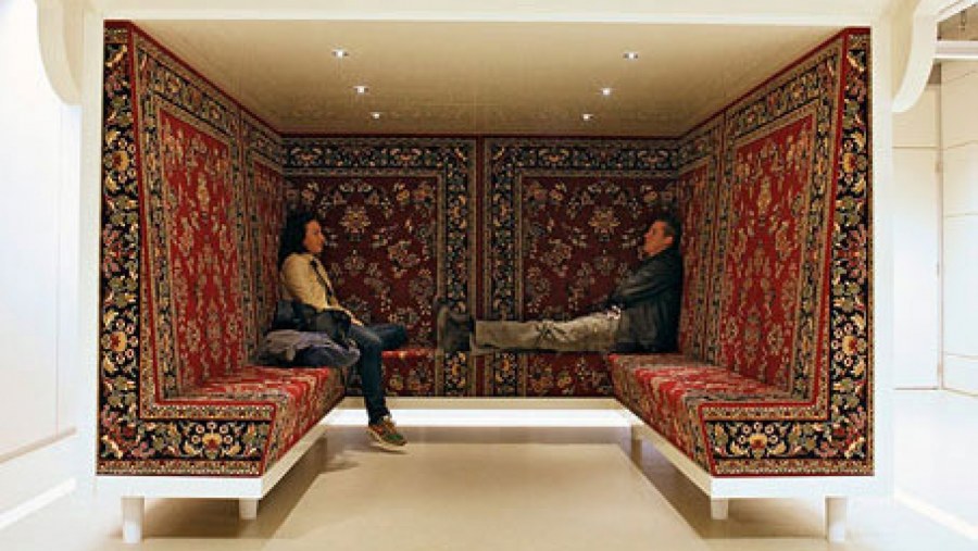 Ковер в стиле мидсенчури