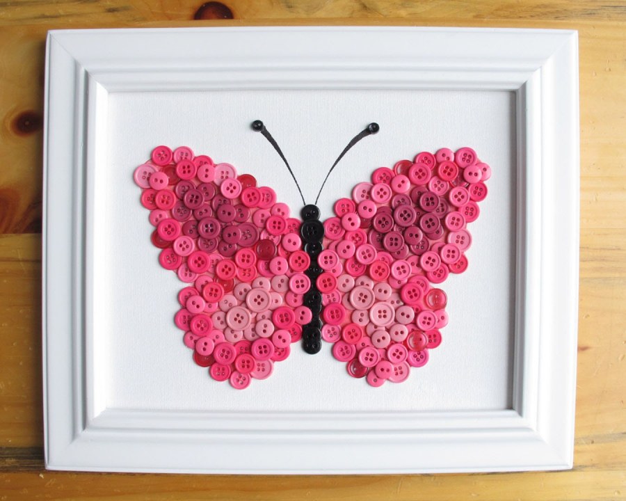 Картины из пуговиц