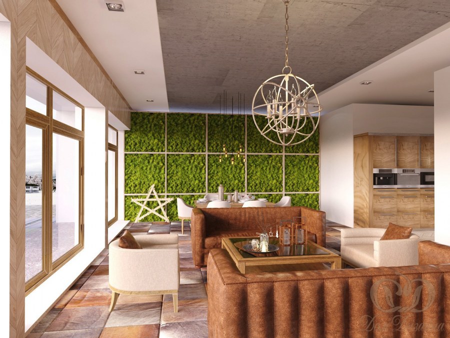 Экостиль в интерьере текстиль