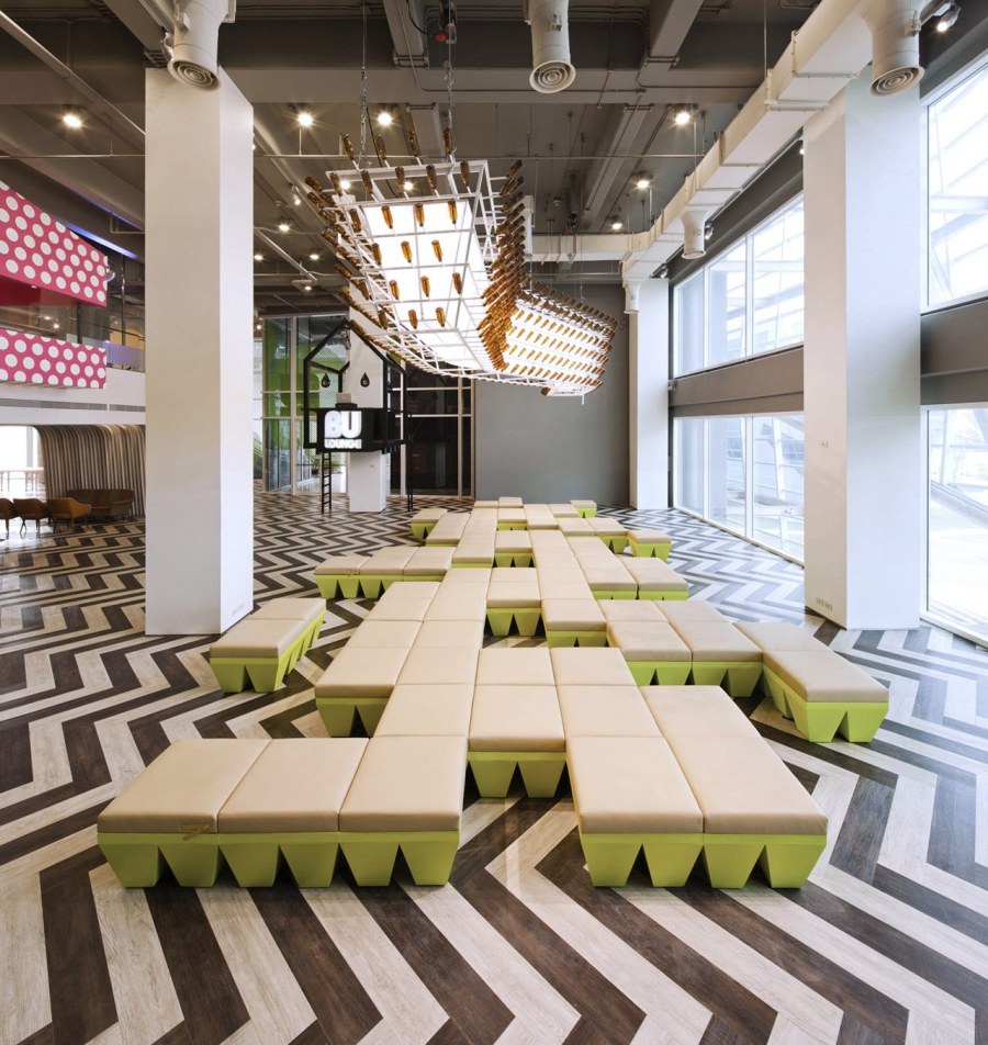 Университет Бангкока «bu Lounge» интерьер