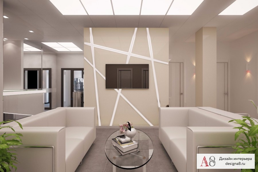 Интерьер клиники в современном стиле