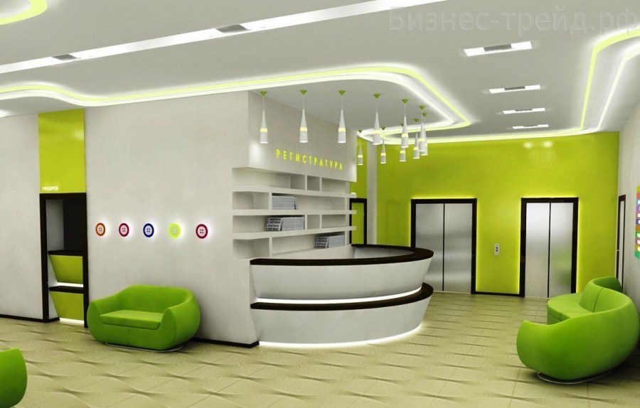Интерьер детской клиники