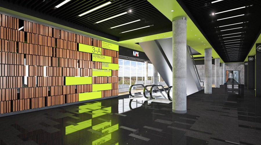 Информационный центр интерьер