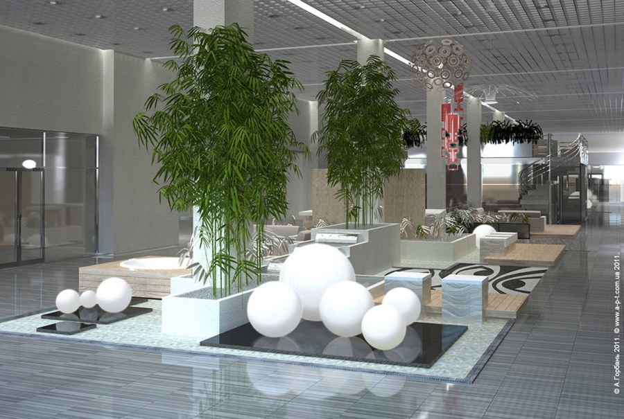 Озеленение торговых центров