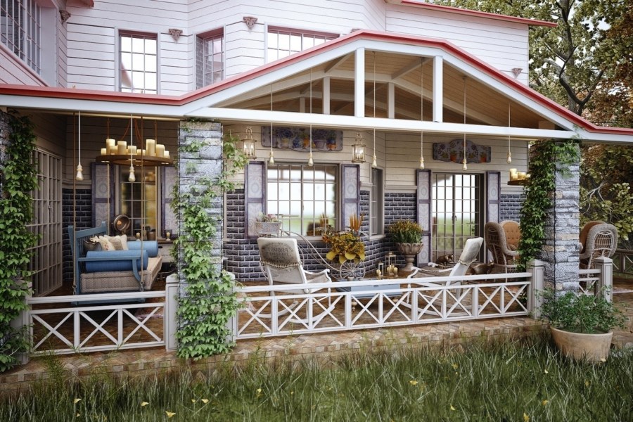 Веранда в стиле Прованс
